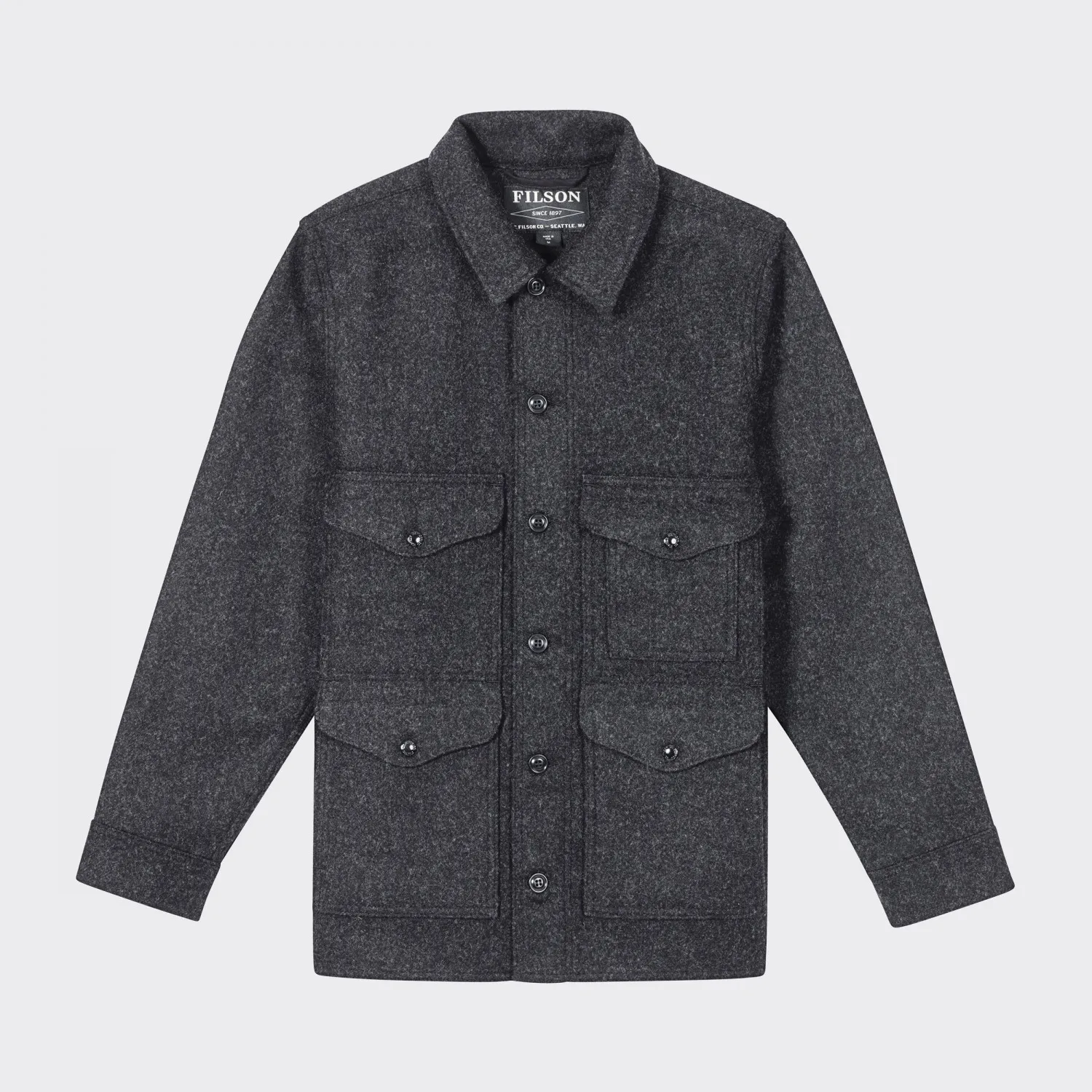 Filson : Mackinaw Cruiser Laine : Gris